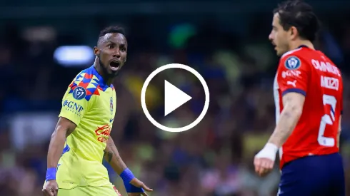 El gol de Alan Mozo a favor del América.
