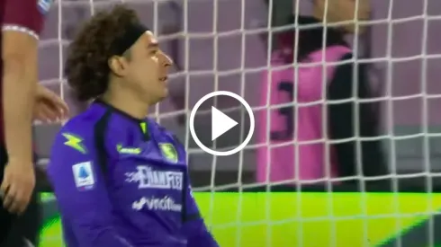 Guillermo Ochoa no pudo evitar la derrota del Salernitana
