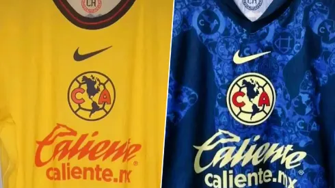 Dos camisetas del América.
