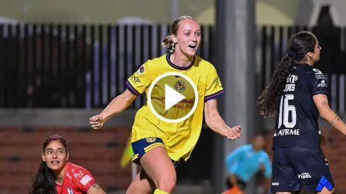 América Femenil goleó a Querétaro y gana por primera vez en el torneo.
