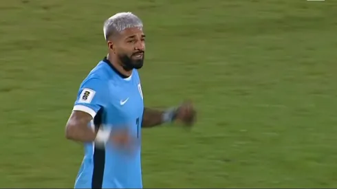 Rodrigo Aguirre fue clave para la Selección de Uruguay
