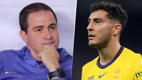 Cáceres se mostró descontento con el accionar del equipo.
