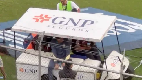 Malagón se fue al hospital.

