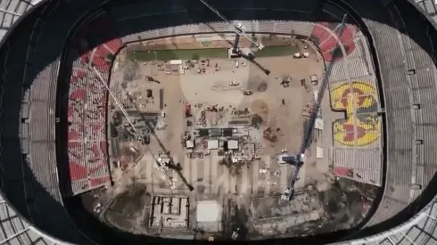 El Azteca luce lejano a quedar cien por ciento remodelado.
