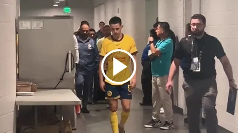 El español se rompió tras perder ante LAFC.
