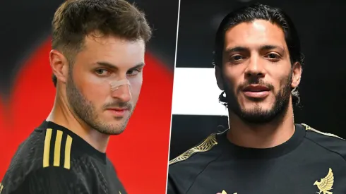 Santiago Giménez y Raúl Jiménez son la nueva dupla del Tri
