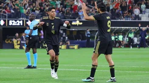 Raúl Jiménez y Edson Álvarez, ex jugadores del América, anotaron en la victoria contra República Dominicana.
