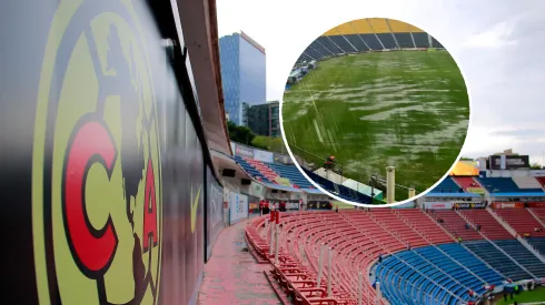 La cancha del América no está bien.

