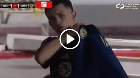 Fidalgo salió molesto tras el empate ante Necaxa.

