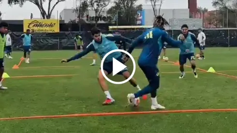 Maxi la volvió a romper en pleno entrenamiento.
