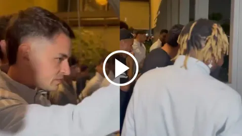 Fidalgo la rompió con este gesto.
