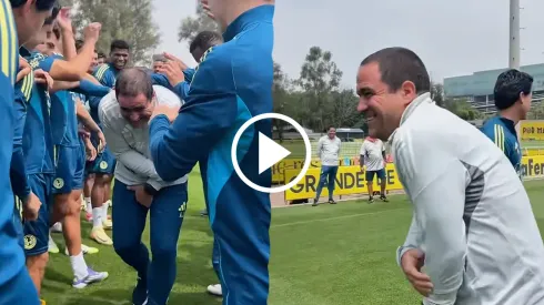 André fue recibido de gran manera en Coapa.
