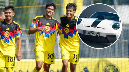 El canterano no pudo con el coche de lujo.

