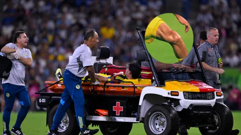 Dagoberto y una imagen que quedará para el recuerdo.
