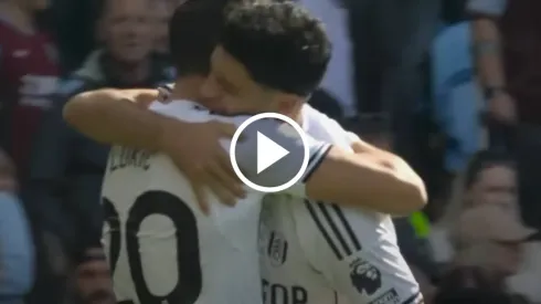 Raúl Jiménez se lesionó en el festejo de su gol
