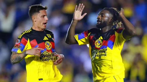 Maxi y Brian, compañeros ahora en América.
