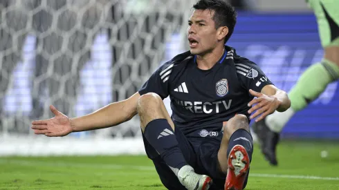 Hirving Lozano en un partido de la MLS con el San Diego FC.
