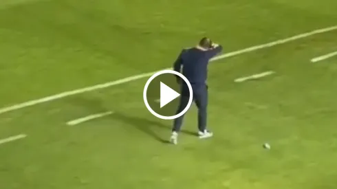 Jardine no podía creer lo sucedido al final del encuentro.
