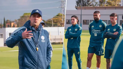 América entrena en Coapa pensando en el Clausura 2026.
