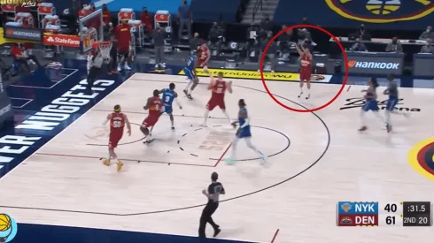 Campazzo metió un triple y en la transmisión de Estados Unidos se volvieron locos