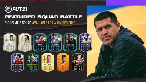 Riquelme armó su equipo ideal con jugadores del FIFA 21