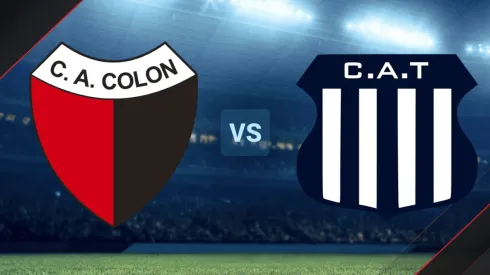 Colón vs. Talleres por la Copa de la Liga Profesional.