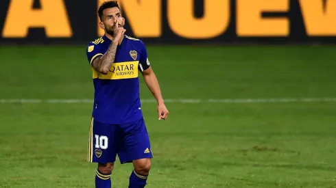 Foto de Carlos Tevez, jugador de Boca.
