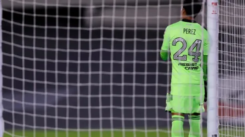 Para poner en un cuadro: la foto de Enzo Pérez apenas el árbitro pitó el final