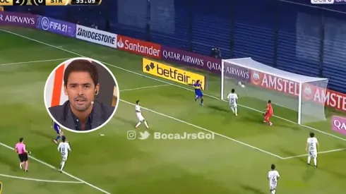 ¿A Closs no le gustó el gol de Boca? El curioso relato del 3-0