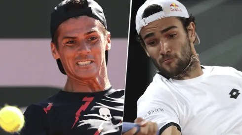 Federico Coria vs. Matteo Berrettini por Roland Garros (Foto: Getty Images).
