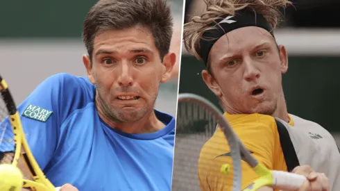 Federico Delbonis vs. Alejandro Davidovich Fokina por el Roland Garros (Foto: Getty Images).
