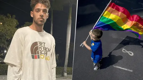 Santi Maratea y otra gran causa. (Fotos: Twitter y Getty Images)