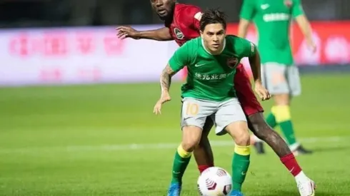 Juan Fernando Quintero en el fútbol de China.
