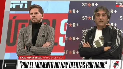 Francescoli avisó lo que va a hacer River si se va Borré