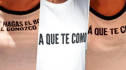 Ya salió a la venta la remera de Dibu Martínez con el "Mirá que te como"