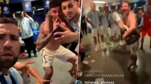 Messi bailando con la Copa, minuto de silencio para Brasil y más: descontrol en el vestuario de Argentina