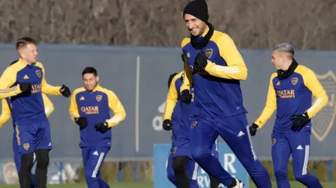 El plantel de Boca se prepara para enfrentar al Mineiro (Foto: Boca vía Twitter)
