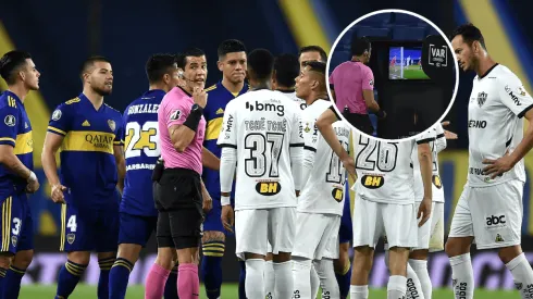Andrés Rojas y su conversación con Derlis López en el VAR.