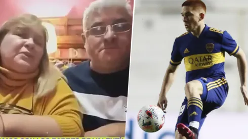 Los padres de Barco y las lágrimas de emoción.
