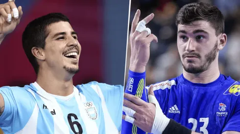 Argentina vs. Francia por el handball masculino de los Juegos Olímpicos. (Fotos: Getty Images).
