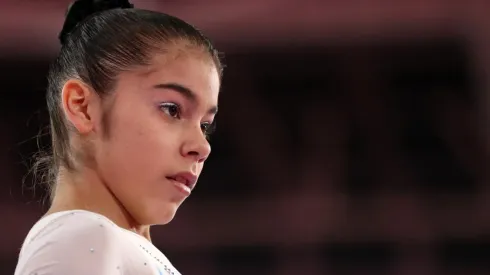 Abigail Magistrati, la adolescente que se presenta en gimnasia artística representando a Argentina (Foto: Getty Images).
