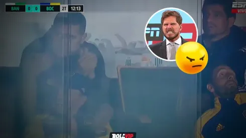 Vignolo se enojó en plena transmisión porque no dejaban cantar por Boca