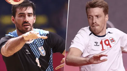 Argentina vs. Noruega por el handball masculino de Tokio 2020. (Fotos: Getty Images).
