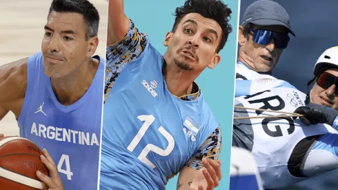 Basquet, voley y vela, algunas de las propuestas argentinas el domingo 1° de agosto (Fotos: Getty Images).