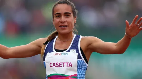 Belén Casetta, la participante argentina en el atletismo femenino (Foto: Getty Images).
