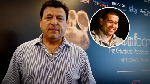 Daniel Alberto Passarella y Juan Román Riquelme (Foto: GettyImages)