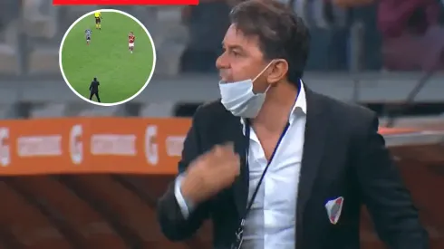 Gallardo, en llamas con Enzo Fernández.