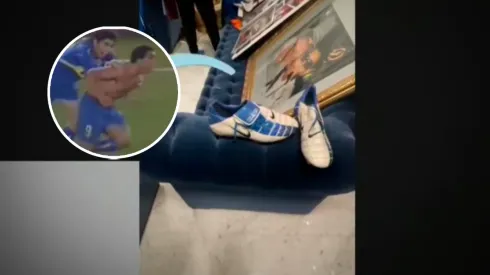 Tevez recordó el gol de la gallinita y contó la historia de los botines