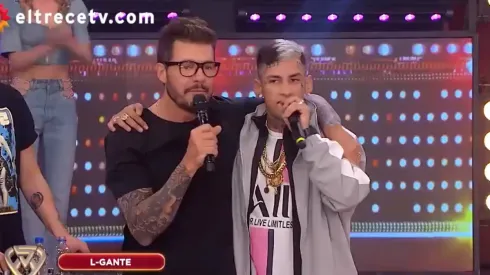 El mensaje de L-Gante para Marcos Rojo en pleno Showmatch