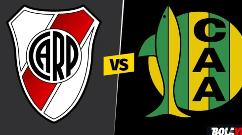 River Plate vs, Aldosivi por la Liga Profesional.
